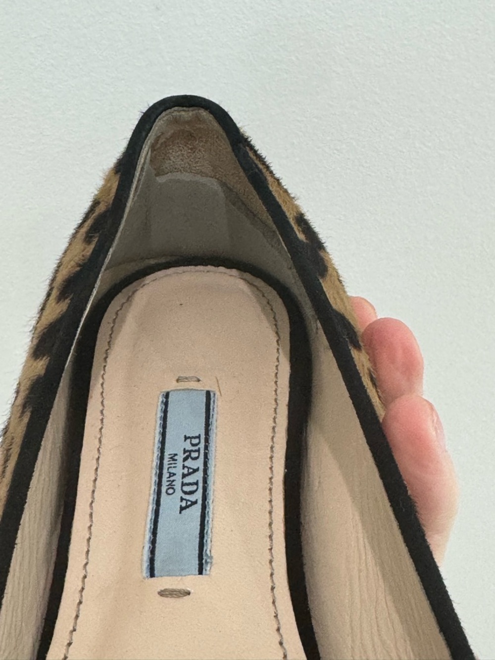 PRADA Vintage Calf Hair Leopard leather loafers - Picture 10 of 12